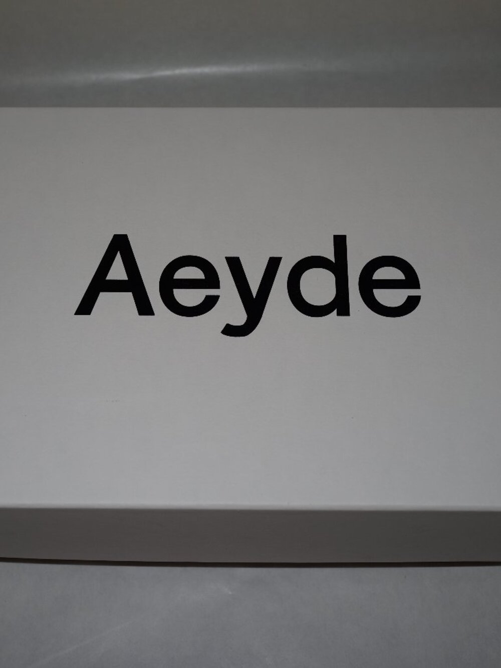 AEYDE BERLIN — EMPTY SHOE BOX + DUST BAG + TISSUE PAPER